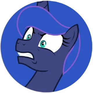 😳 emoji Princess Luna Telegram sticker 18 of 59