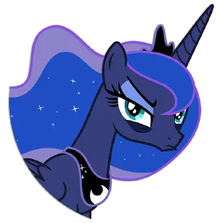 😠 emoji Princess Luna Telegram sticker 19 of 59