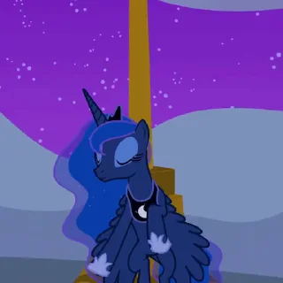 🌙 emoji Princess Luna | @MLP_AnimatedStickers Telegram sticker 10 of 41