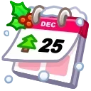 🗓 emoji Desk Calendar | @Gift_Alerts Telegram sticker 12 of 100