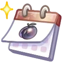 🗓 emoji Desk Calendar | @Gift_Alerts Telegram sticker 23 of 100