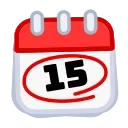 🗓 emoji Calendar Telegram sticker 15 of 54
