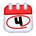 Sticker from Calendar