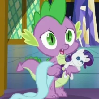 📚 emoji Spike | @MLPstick Telegram sticker 5 of 50
