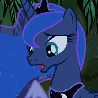 🌑 emoji Princess Luna | @MLPstick Telegram sticker 6 of 50