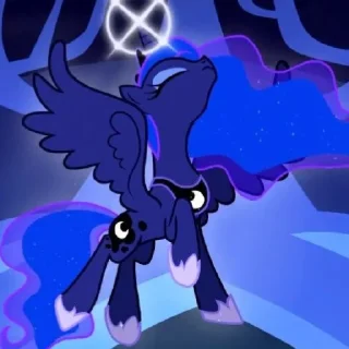 🌙 emoji Princess Luna | @MLPstick Telegram sticker 17 of 50