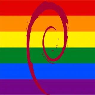 🏳️‍🌈 emoji btw i use arch Telegram sticker 7 of 26
