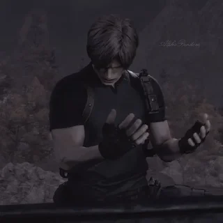 🌟 emoji leon kennedy Telegram sticker 6 of 65