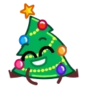 Sticker from Christmas Tree