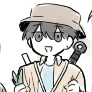 😄 emoji гомики зено от @kurkumushkka Telegram sticker 8 of 120