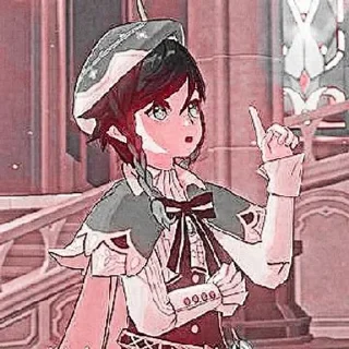 ☝️ emoji •°Venti°•  @anime_sticks Telegram sticker 23 of 40