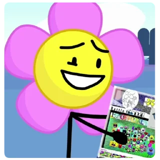 🌸 emoji BFDI - Flower! | @tavloi Telegram sticker 23 of 75