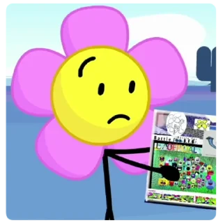 🌸 emoji BFDI - Flower! | @tavloi Telegram sticker 21 of 75