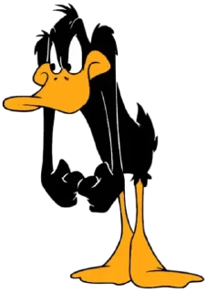 😠 emoji Duffy Duck (@BugsBunnyJr) Telegram sticker 8 of 20