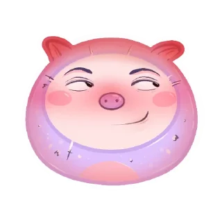 😈 emoji свинка бусинка Telegram sticker 12 of 51