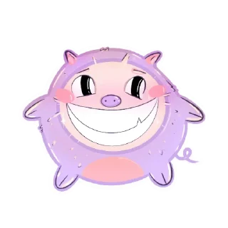 😃 emoji свинка бусинка Telegram sticker 7 of 51
