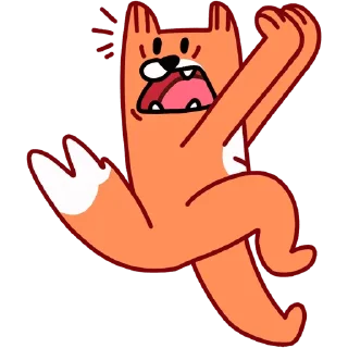 😱 emoji Лис | @sovavrestickers Telegram sticker 3 of 44
