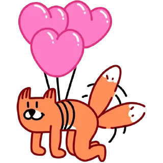💖 emoji Лис | @sovavrestickers Telegram sticker 10 of 44