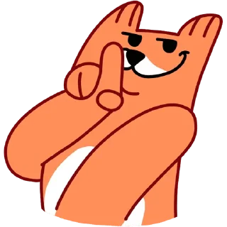 🤫 emoji Лис | @sovavrestickers Telegram sticker 21 of 44