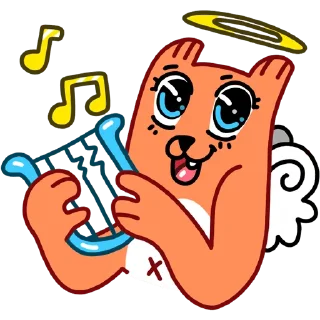 😇 emoji Лис | @sovavrestickers Telegram sticker 17 of 44