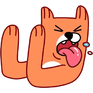 🤢 emoji Лис | @sovavrestickers Telegram sticker 22 of 44