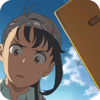 👍 emoji Suzume / Your Name  @TiPolitisVANANAS Telegram sticker 8 of 79