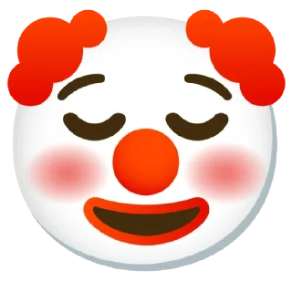 😌 emoji 🤡clown.By:@Arhont_loxov Telegram sticker 19 of 49