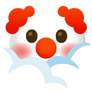 💨 emoji 🤡clown.By:@Arhont_loxov Telegram sticker 16 of 49