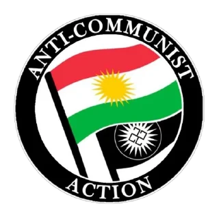 Sticker from Kurdish NS front