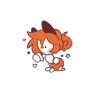 🥹 emoji Лисеня Сана Telegram sticker 23 of 80