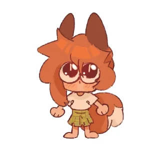 🥹 emoji Лисеня Сана Telegram sticker 18 of 80