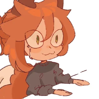 🙂 emoji Лисеня Сана Telegram sticker 15 of 80