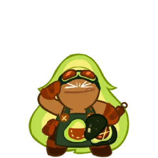 Sticker from Avocado Cookie!