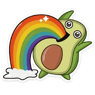 🌈 emoji Avocado_RUS @Krutoy_kot Telegram sticker 17 of 25