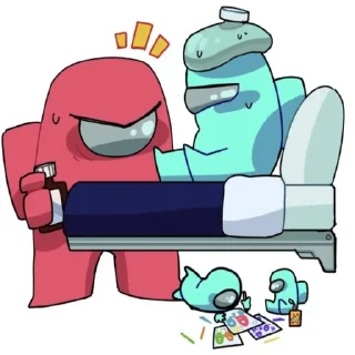😡 emoji Among us Telegram sticker 23 of 39