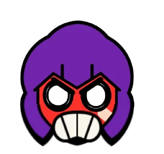 Sticker from Shelly Pins @BrawlStarsStik