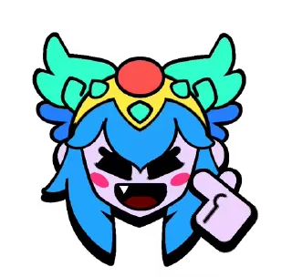 ❤️ emoji Melodie Pins @BrawlStarsStik Telegram sticker 15 of 15