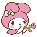 🎺 emoji @kotletovvemoji | My Melody Telegram sticker 18 of 40