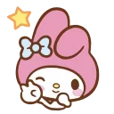 😉 emoji @kotletovvemoji | My Melody Telegram sticker 4 of 40