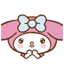 🥹 emoji @kotletovvemoji | My Melody Telegram sticker 13 of 40