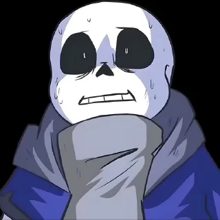 😨 emoji Classic Sans / Underverse :: @Night_Mat Telegram sticker 7 of 14