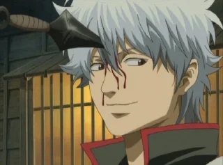 🙂 emoji Gintoki Telegram sticker 11 of 20