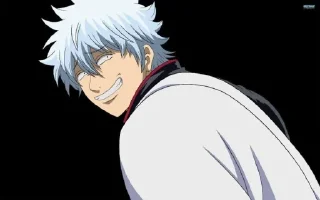 🙂 emoji @P_H_X_1 Gintoki. Telegram sticker 23 of 48