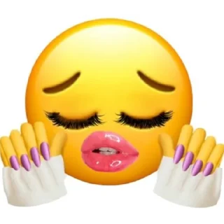 😌 emoji 🍟 Telegram sticker 14 of 59