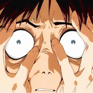😫 emoji Shinji Telegram sticker 16 of 29
