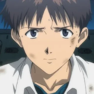 ☹️ emoji Shinji Telegram sticker 18 of 29