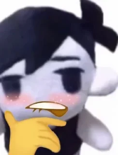 😏 emoji Cursed OMORI @SleepyHero Telegram sticker 9 of 101