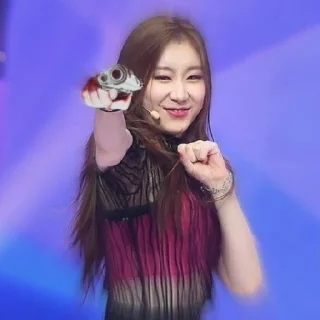 🔫 emoji ITZY Telegram sticker 15 of 60