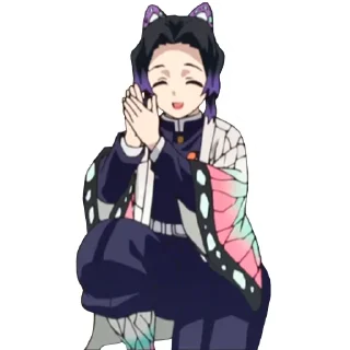 🤣 emoji Shinobu Kochou Best Waifu Telegram sticker 20 of 37