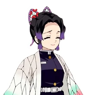 😏 emoji Shinobu Kochou Best Waifu Telegram sticker 17 of 37